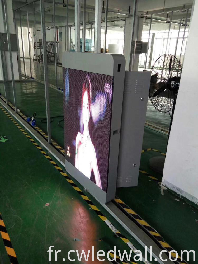 Outdoor Led Wall Billboards Pole Display Wall